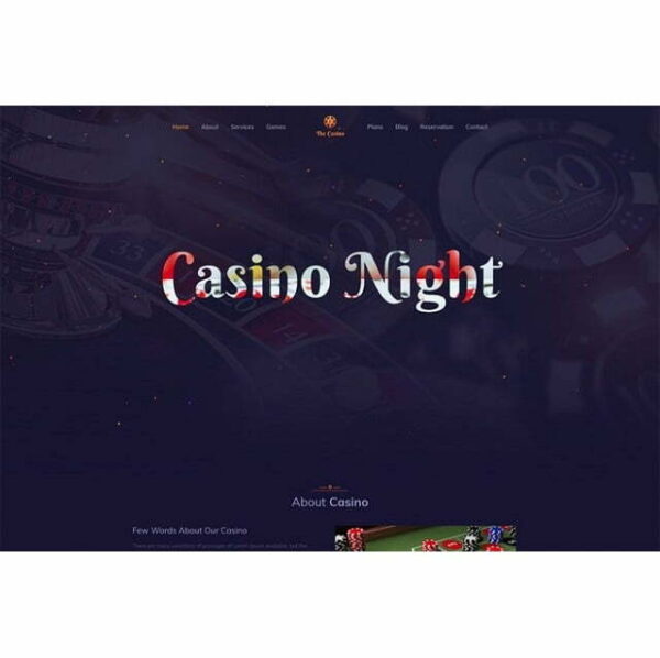 The Casino – HTML Template