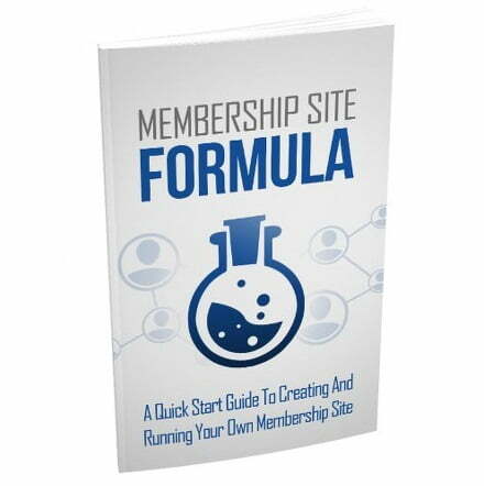 Membership Site Formula – eBook with Resell Rights