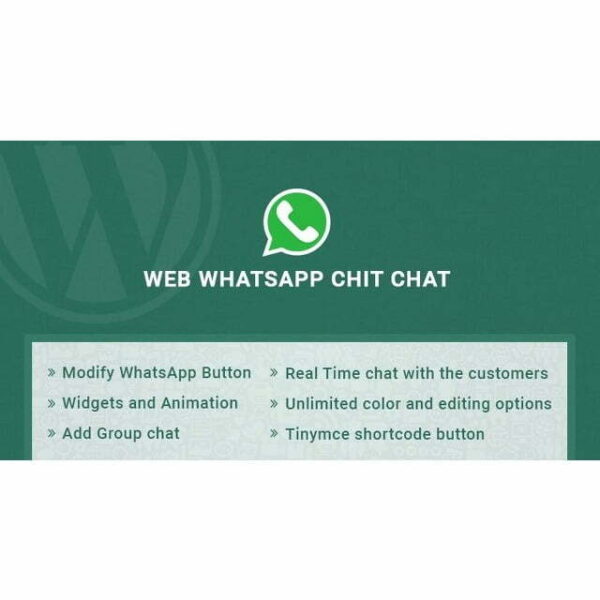 Web WhatsApp Chitchat – WordPress Plugin