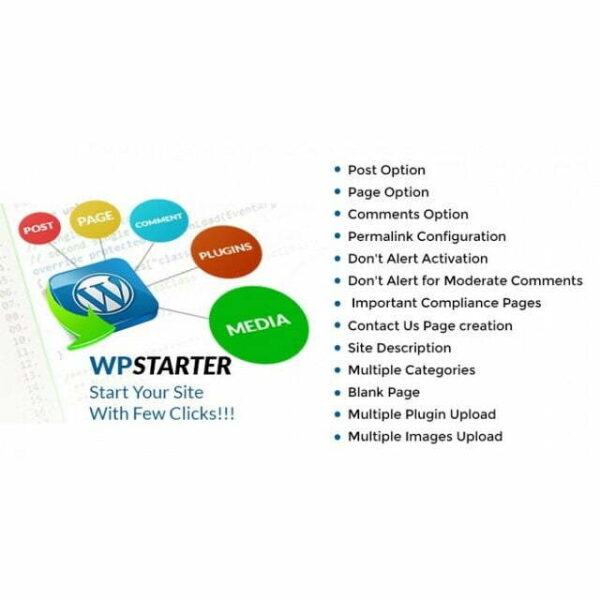 WP Starter – WordPress Plugin